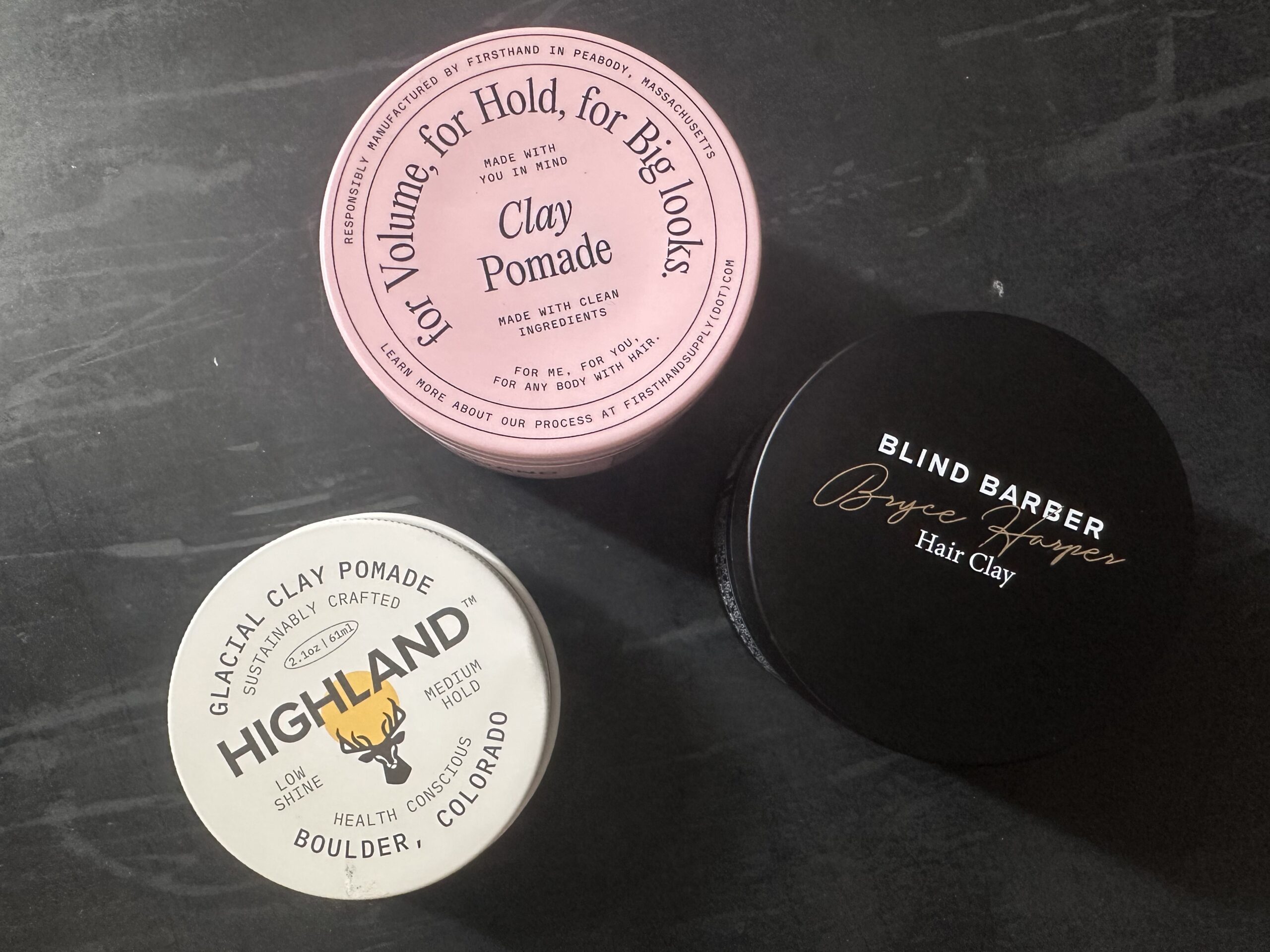 Medium-Hold Hair Stylers 5 For Medium Hold, Natural Shine: Clay