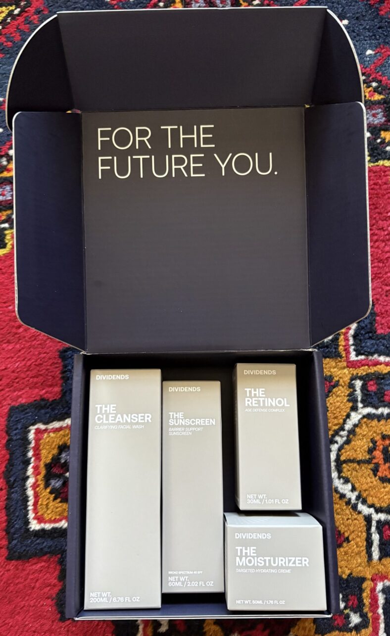 Dividends: The Men’s Skincare Startup Betting on Just 4 Products 3 dividends skincare review unboxing scaled 1