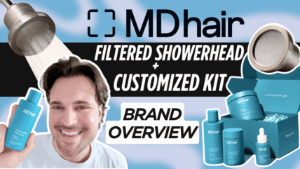 MDhair Review Video: Customized Hair Kit + Filtered Shower Head