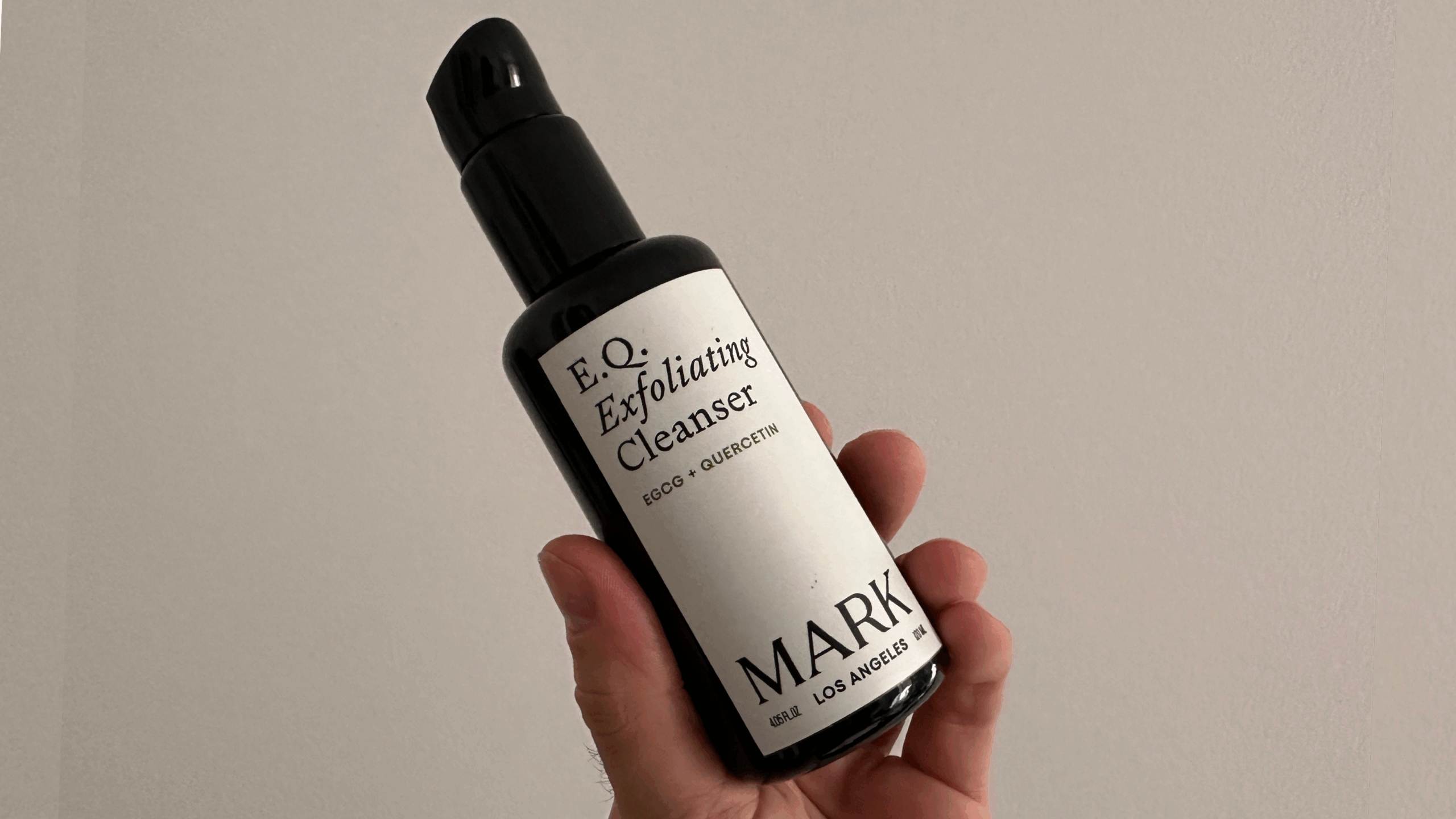 E.Q. Exfoliating Cleanser Photo by Adam Hurly