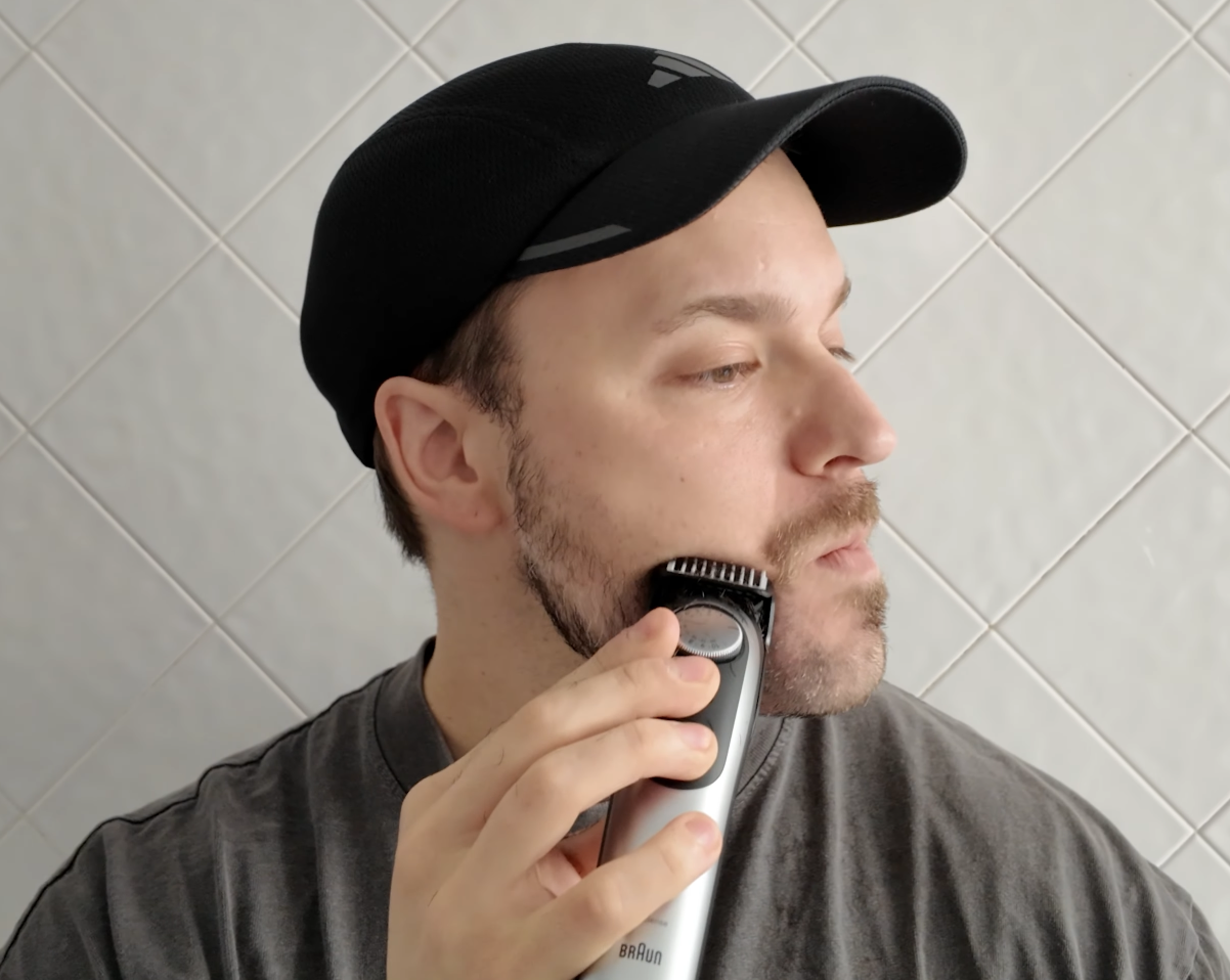 Testing the Braun Series 9 All in One Trimmer.