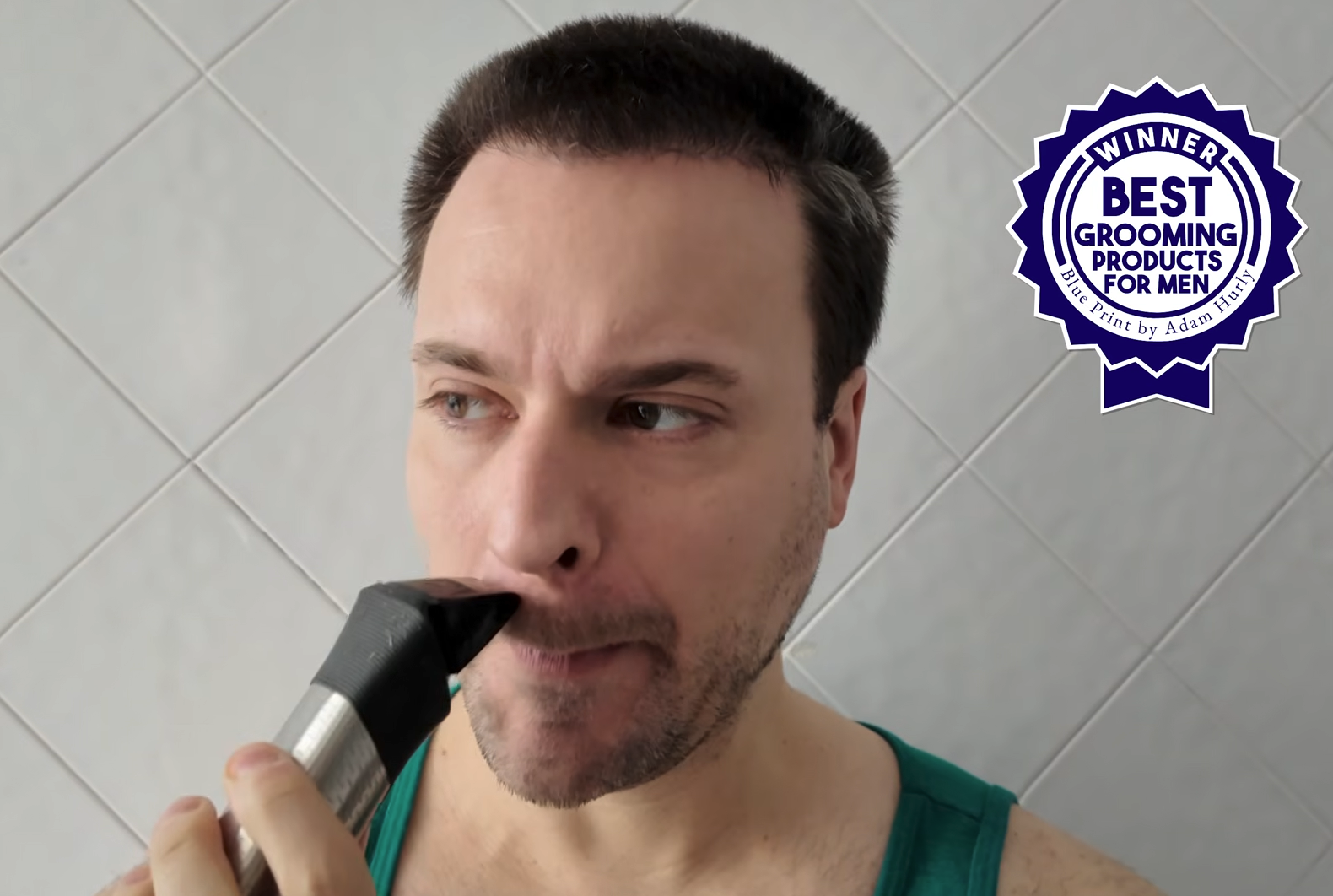 Testing the Philips Norelco Multigroom 9000.