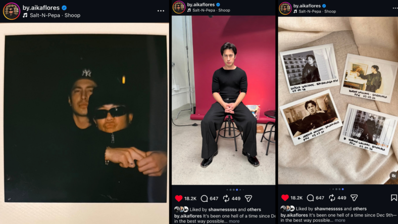 Aika Flores x Hudson Williams Heated Rivalry Press Tour images