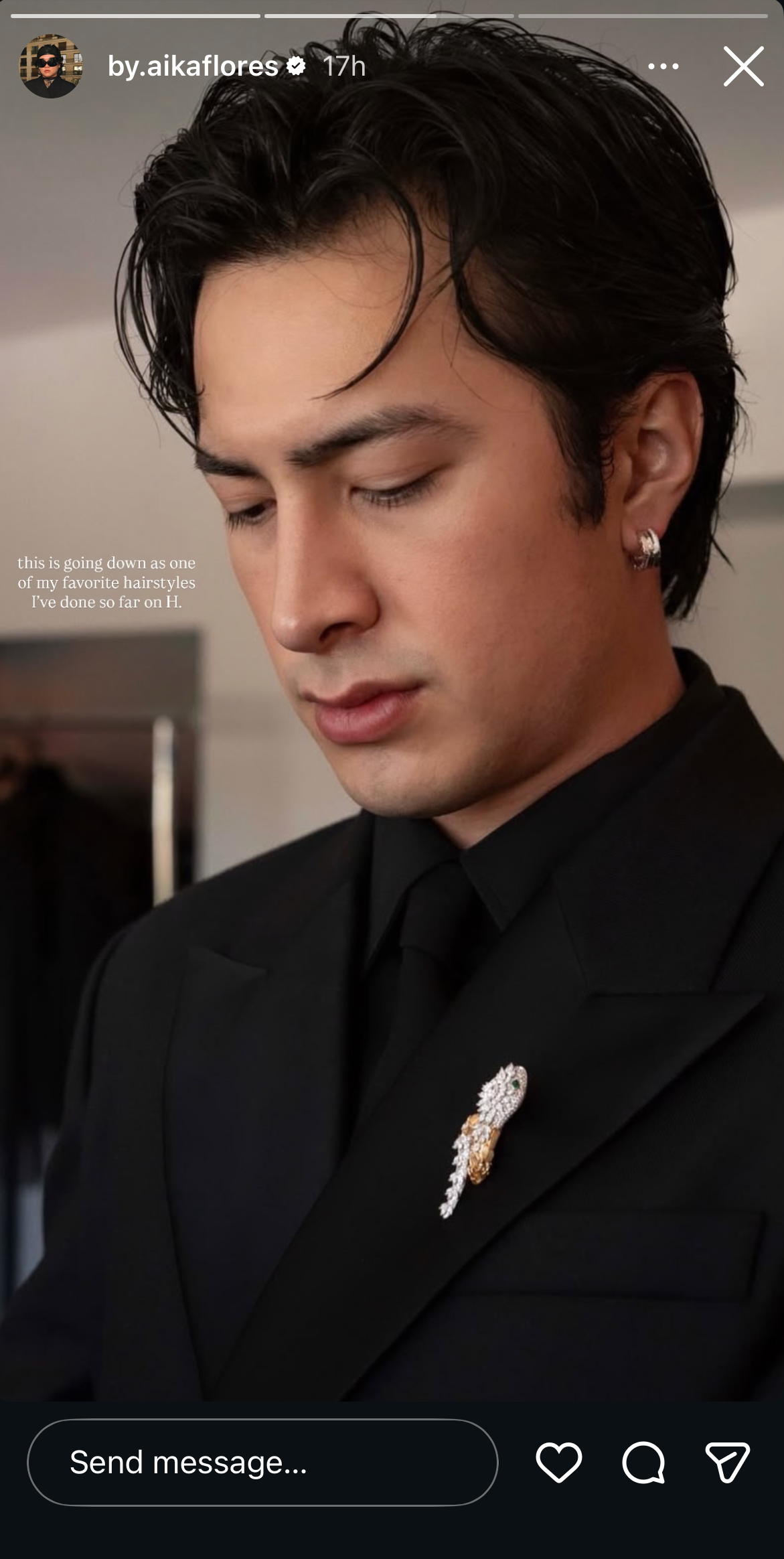 oscars wet hair hudson williams hairstyle 1