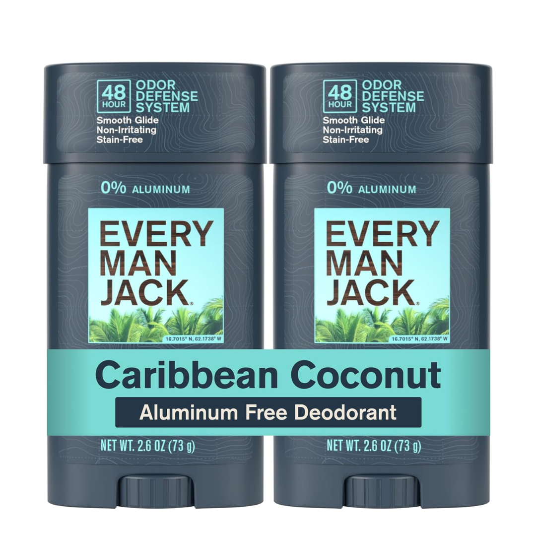 7 Essential Grooming Products for Runners - Every Man Jack 48-Hour Odor Defense Deodorant - Photo by Amazon