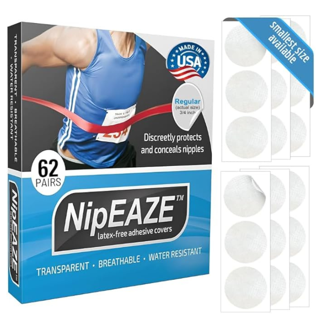 7 Essential Grooming Products for Runners - NipEAZE Original Sport Nip Cover - Photo by Amazon