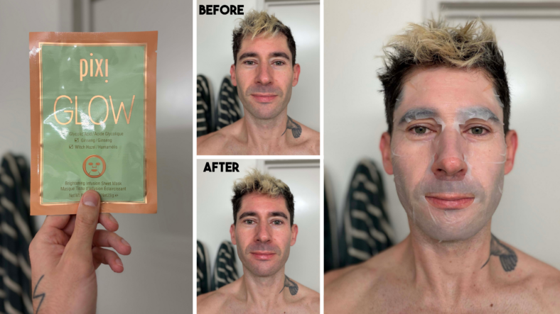 pixi glow face mask review men