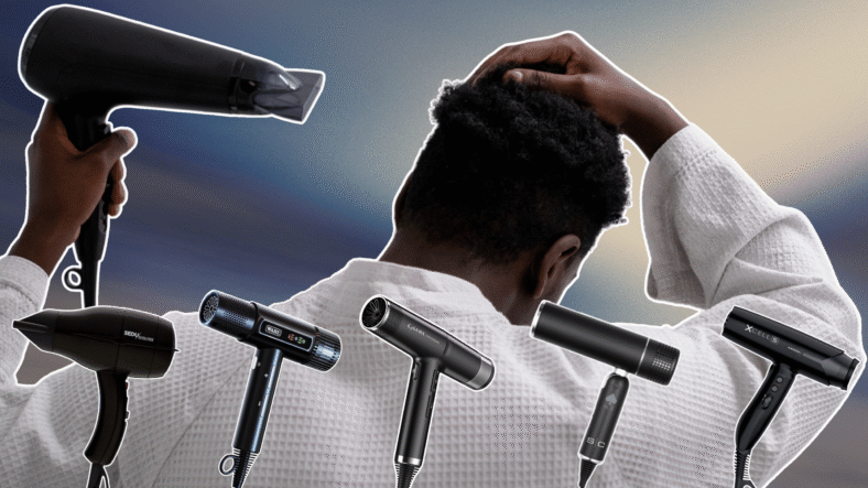 The Best Blow Dryers for Men (ft picks from Wahl, Stylecraft, Sedu, GA.MA, and Gamma+).