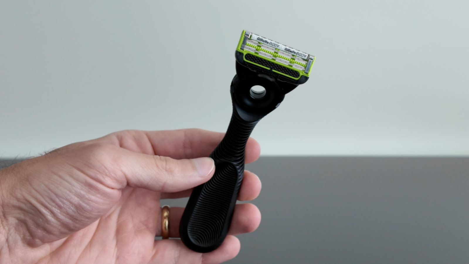 Showing the entire GilletteLabs Body + Intimate Razor