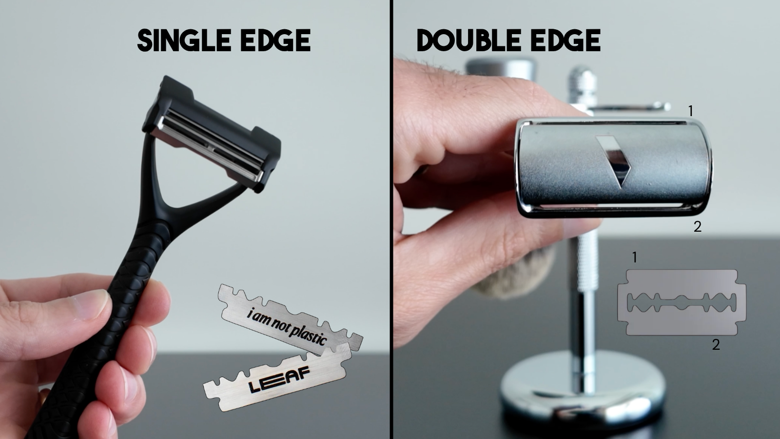 Single Edge Safety Razor vs. Double Edge Safety Razor